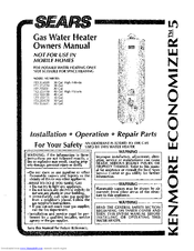Sears Kenmore Economizer 5 Manuals | ManualsLib