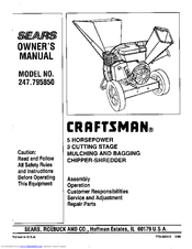 Craftsman 247.79585 Owner's Manual