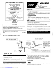 Sylvania SRT2223 Owner's Manual