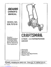 Sears Craftsman 536.797510 Owner's Manual