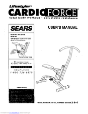 Sears 831.28742 User Manual