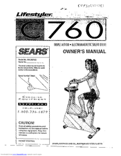 Sears Lifestyler C760 Owner's Manual