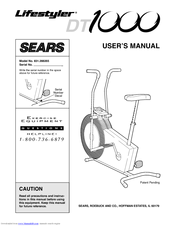 Sears Lyfestyler DT1000 User Manual