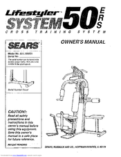 Sears LIFESTYLER SYSTEM 50 ERS Owner's Manual