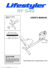 LIFESTYLER RF 545 User Manual