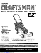 Craftsman 143.974506 Owner's Manual