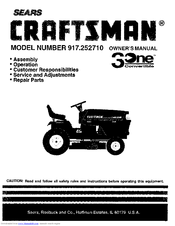 Craftsman 917.252710 Owner's Manual