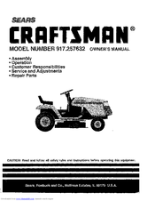 Craftsman 917.257632 Owner's Manual