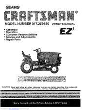 Craftsman 917.259580 Owner's Manual