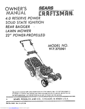 Craftsman 917.372301 Owner's Manual