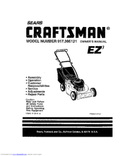 Craftsman 917.386121 Owner's Manual