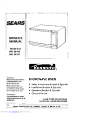 Kenmore 565.66101 Owner's Manual