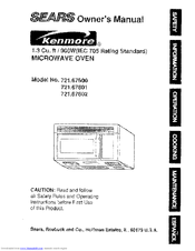 Kenmore 721.67600 Owner's Manual