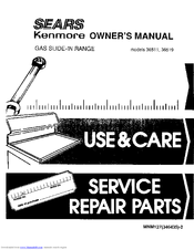 Kenmore 36519 Owner's Manual