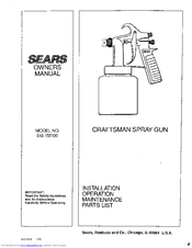 Craftsman 919.1551 Owner's Manual