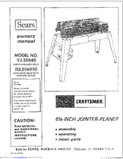 Sears Craftsman 113.206930 Manuals | ManualsLib