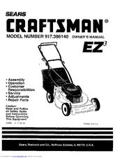 Craftsman 917.38614 Owner's Manual