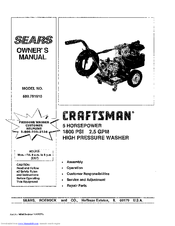 Craftsman 580.75151 Owner's Manual