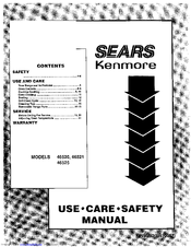 Kenmore KENMORE 46521 User Manual