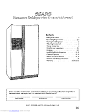 Kenmore KENMORE 50478 Owner's Manual