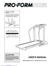 Pro-Form 831.298400 User Manual