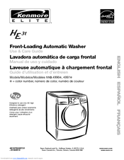 Kenmore Elite HE3t 110.4997 Series Use And Care Manual