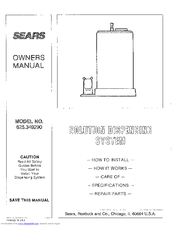 Sears 625.34929 Owner's Manual