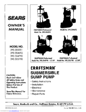 Craftsman 390.304790 Owner's Manual