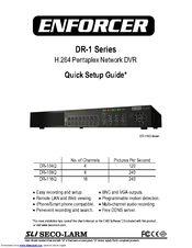 SECO-LARM Enforcer DR-1 Series Quick Setup Manual