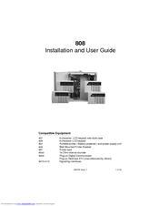 Security Centres 808 Installation And User Manual