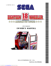 Sega Eighteen Wheeler STD Owner's Manual