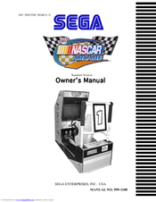 Sega Nascar Arcade Owner's Manual