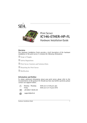 SEH IC146-ETHER-HP-FL Hardware Installation Manual
