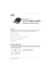 SEH IC167 Hardware Installation Manual