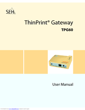 SEH ThinPrint TPG60 User Manual