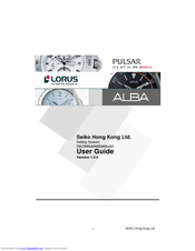 Seiko Lorus User Manual