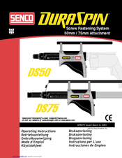 Senco DuraSpin DS75 Operating Instructions Manual