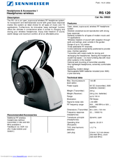 Sennheiser 9920 Specifications