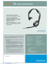 Sennheiser CC CC515 Technical Data