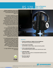 Sennheiser HDR HDR170 Specification