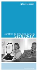 Sennheiser Set 830-TV Instruction Manual