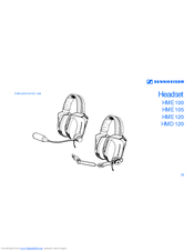 Sennheiser HMD 120 - ANNEXE 998 Instructions For Use Manual