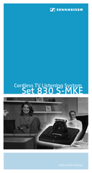Sennheiser SET 830-S-MKE Instruction Manual