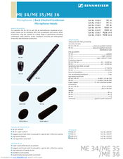 Sennheiser 5067 Specification Sheet