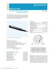Sennheiser MKH 50 P 48 User Manual