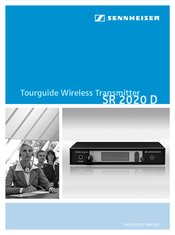 Sennheiser Tourguide Wireless Transmitter SR 2020 D Instruction Manual