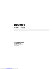 Sensory Science DDV9150 User Manual