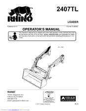 RHINO 2407TL Operator's Manual