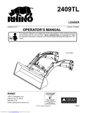 RHINO 2409TL Operator's Manual