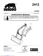 RHINO 2412 Operator's Manual
